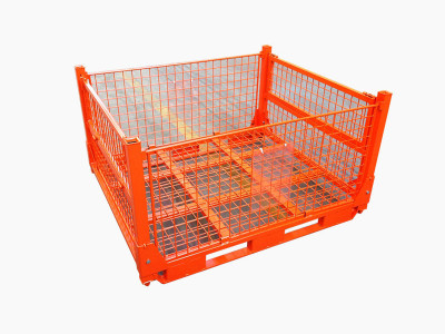 紅色折疊網(wǎng)箱