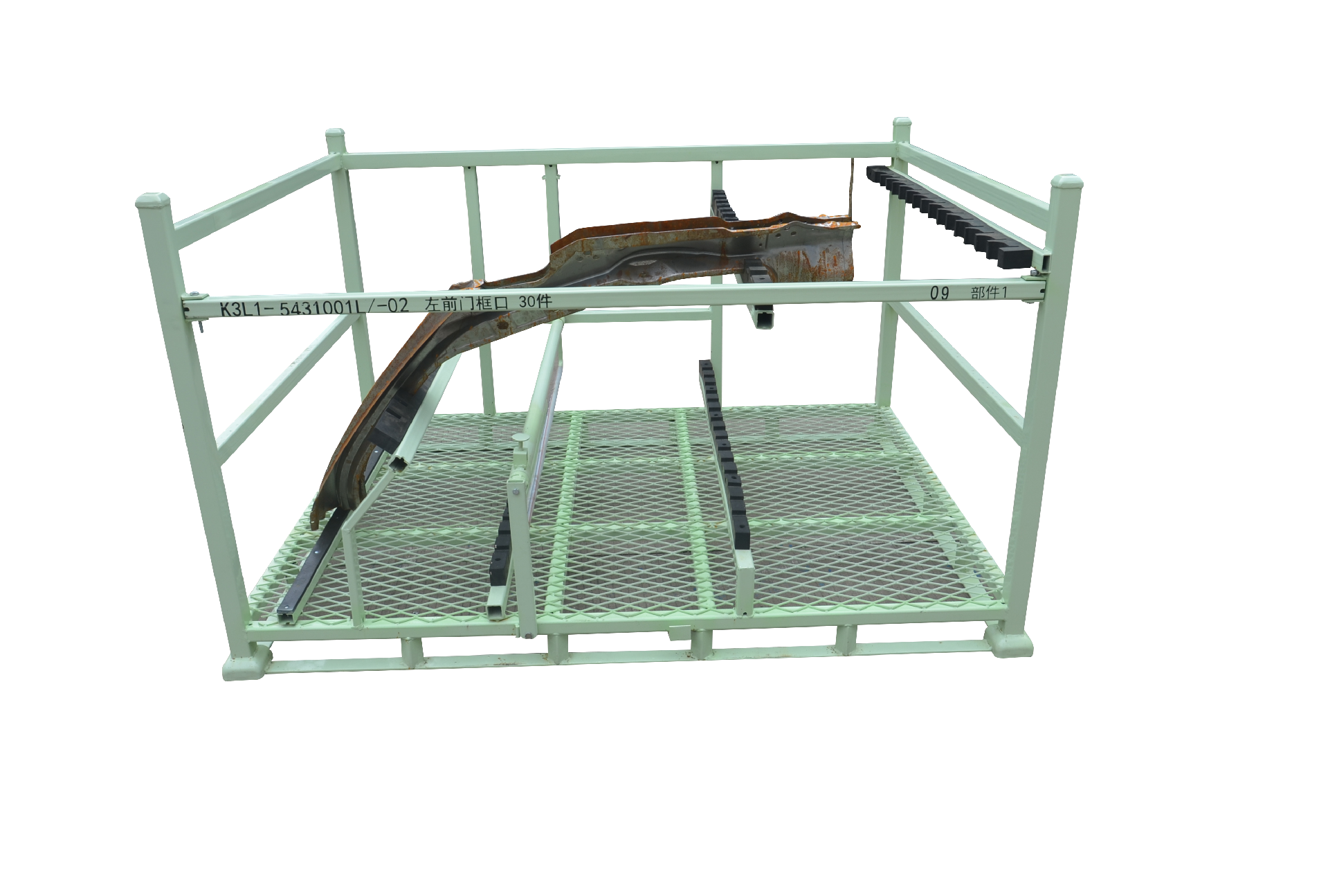 沖壓件左前門(mén)框口料架 沖壓件左前門(mén)框口料架