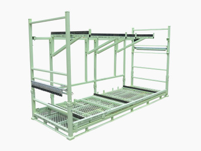 沖壓件側(cè)圍外板料架