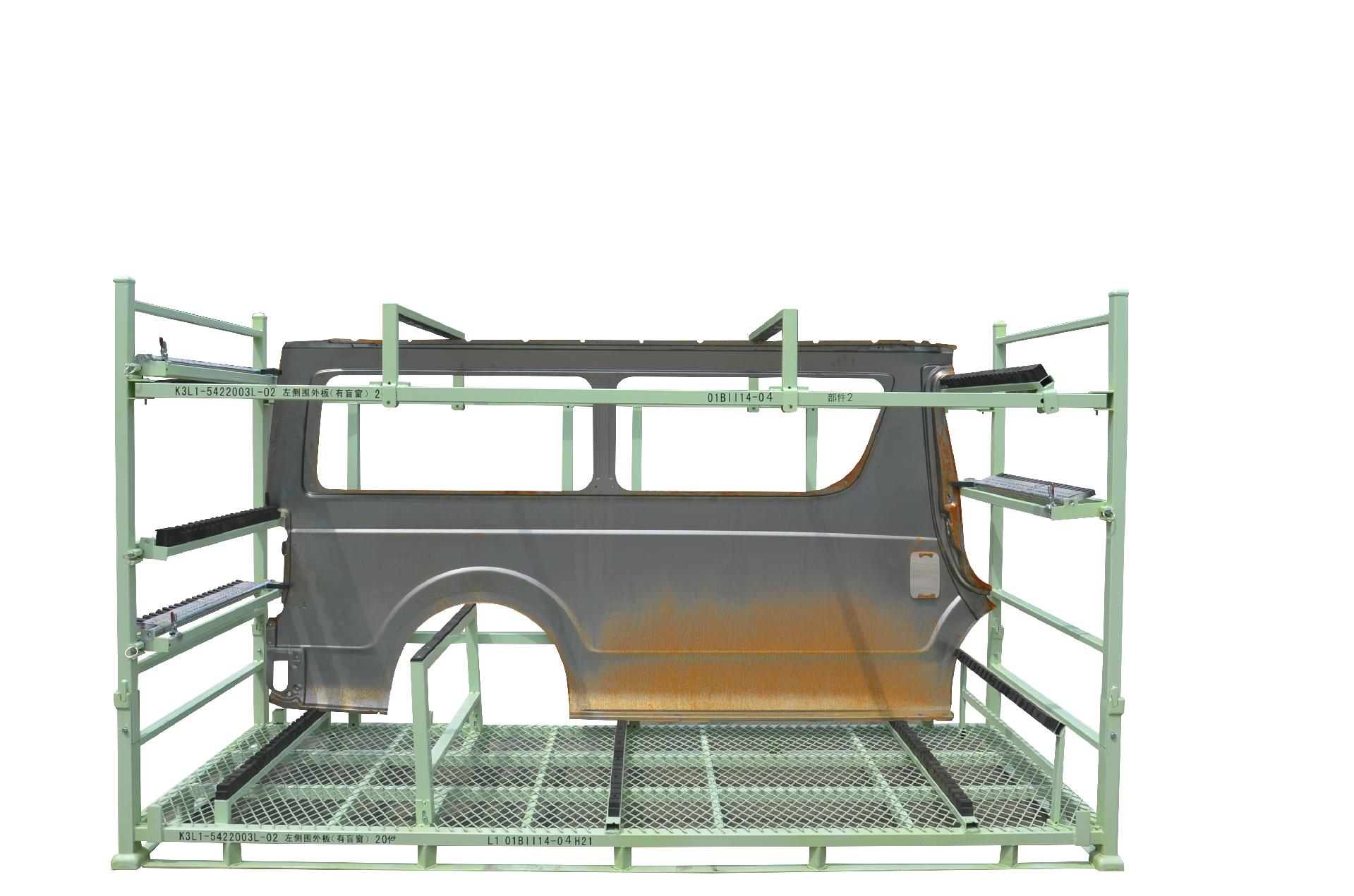 沖壓件側(cè)圍外板料架 沖壓件側(cè)圍外板料架